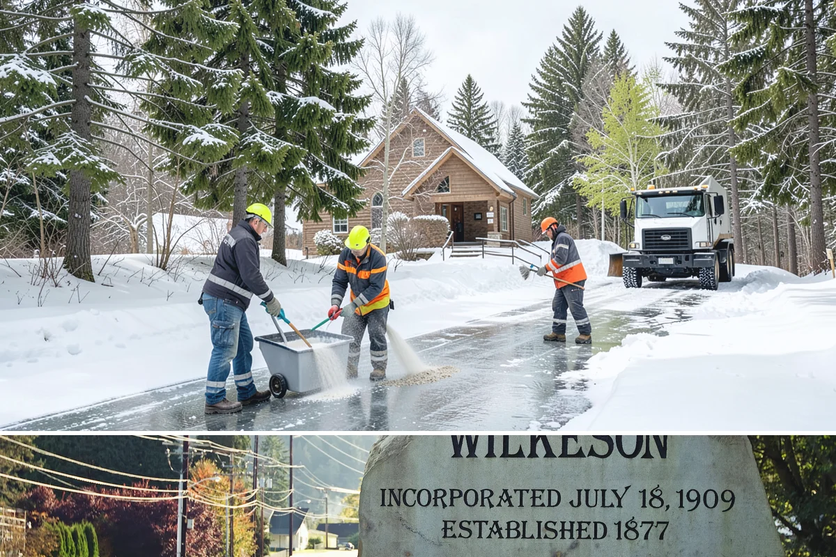 Gutter Ice Removal in Wilkeson, Pierce County, WA - Gutter ice removal is most needed during cold snaps and thaws when frozen gutters block the meltwater trying to drain.