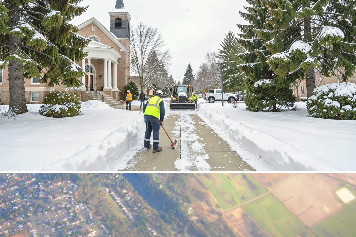 Hand Snow Removal in Algona, King County, WA - Arrange hand removal in autumn so sensitive areas are covered from the first lowland freeze.