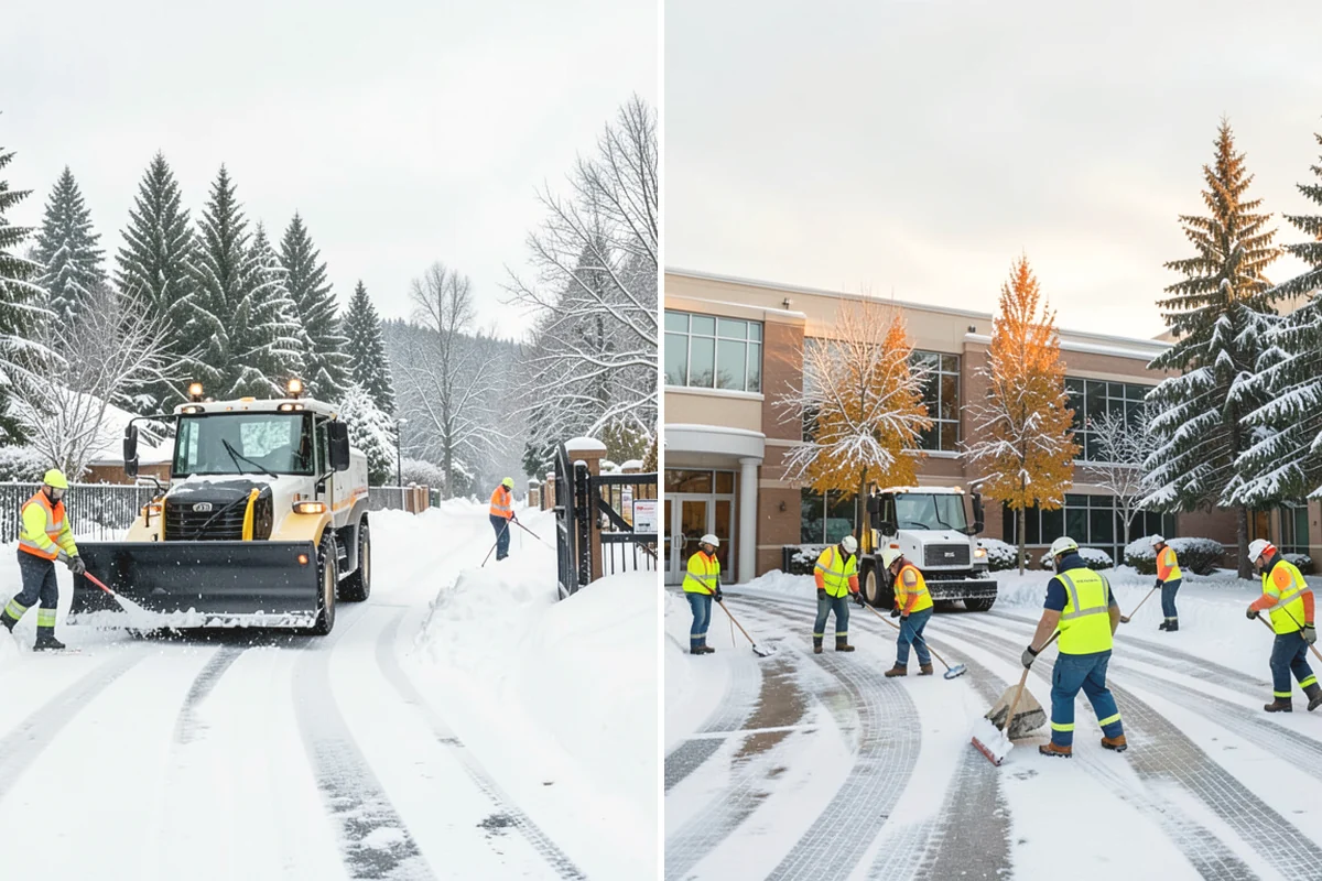 Hand Snow Removal in Anacortes, Skagit County, WA - We survey the terrain and surfaces to be cleared