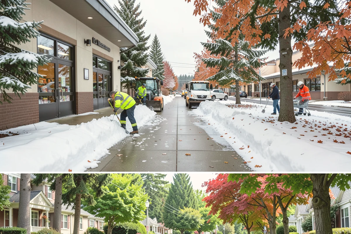 Hand Snow Removal in Beaux Arts Village, King County, WA - Arrange hand removal in autumn so sensitive areas are covered from the first lowland freeze.