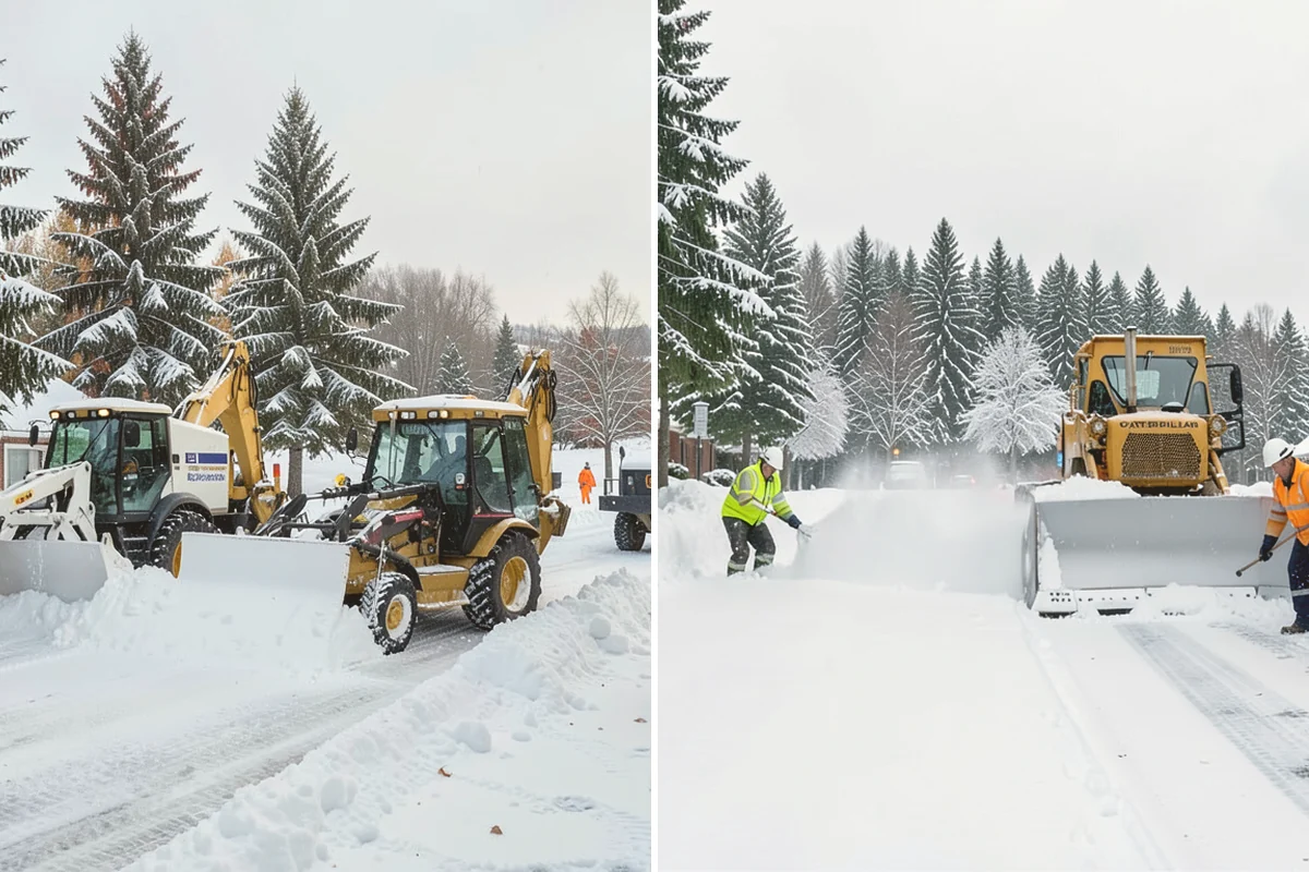 Hand Snow Removal in Bellevue, King County, WA - We survey the terrain and surfaces to be cleared