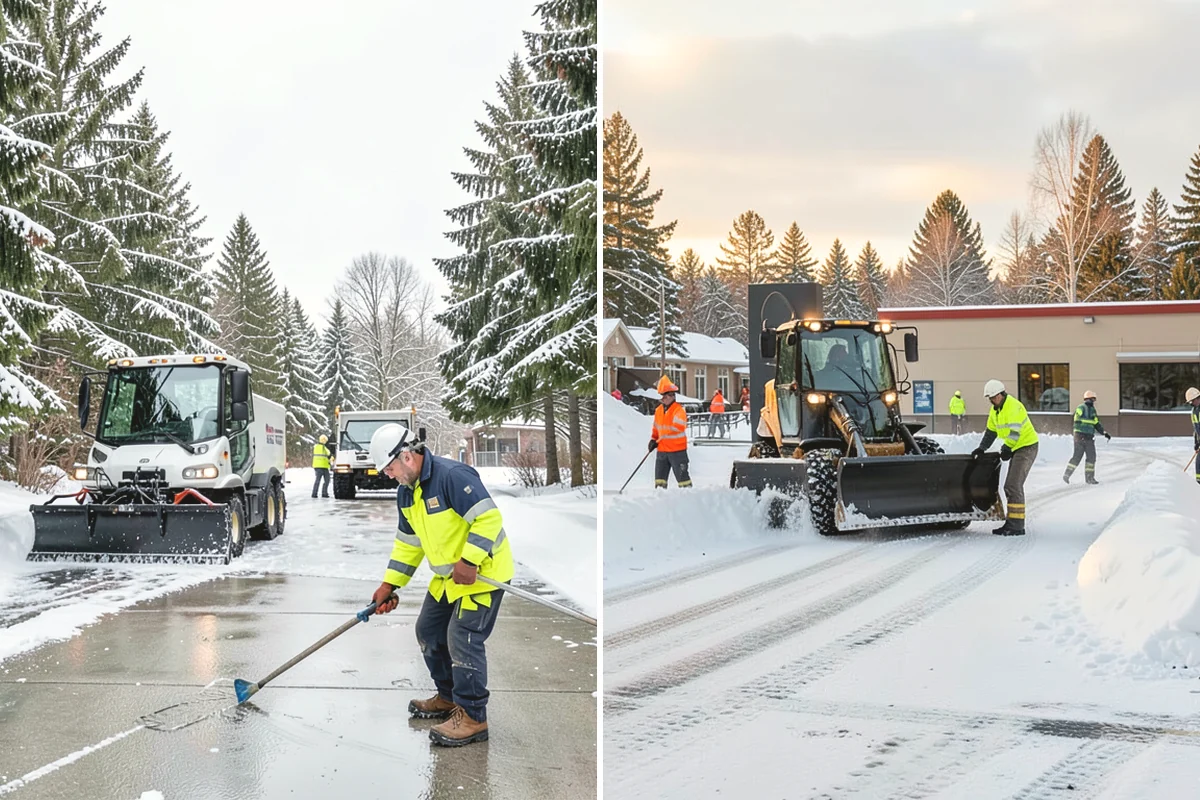Hand Snow Removal in Black Diamond, King County, WA - We survey the terrain and surfaces to be cleared