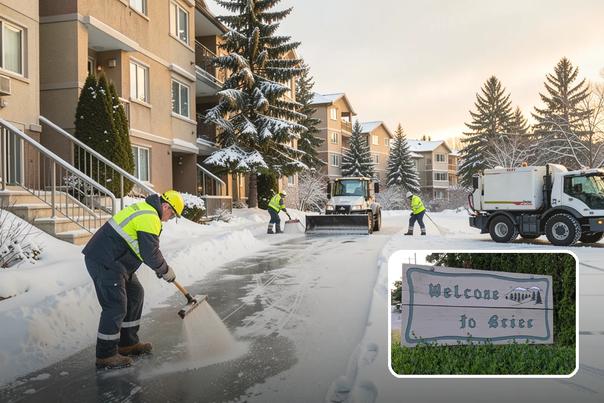 Hand Snow Removal in Brier, Snohomish County, WA - Works where no machine can safely operate