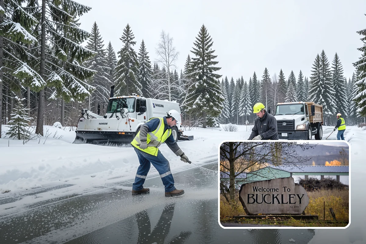 Hand Snow Removal in Buckley, Pierce County, WA - Works where no machine can safely operate