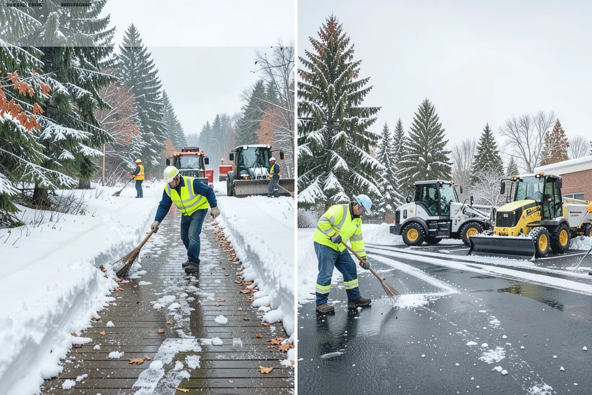 Hand Snow Removal in Buckley, Pierce County, WA - We survey the terrain and surfaces to be cleared