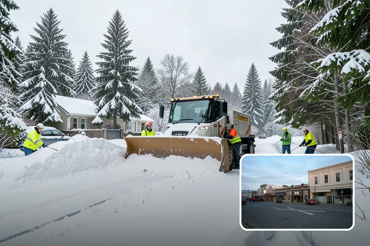 Hand Snow Removal in Burlington, Skagit County, WA - Works where no machine can safely operate