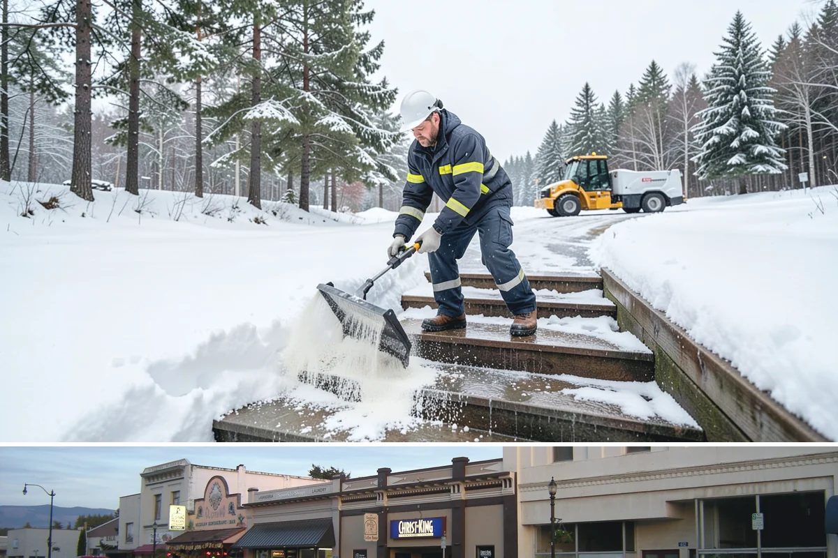 Hand Snow Removal in Burlington, Skagit County, WA - Arrange hand removal in autumn so sensitive areas are covered from the first lowland freeze.