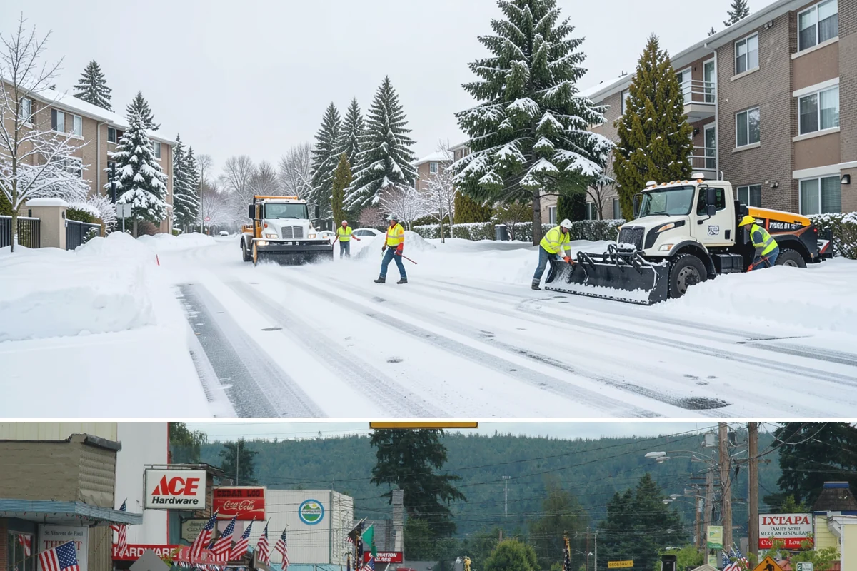 Hand Snow Removal in Carnation, King County, WA - Arrange hand removal in autumn so sensitive areas are covered from the first lowland freeze.