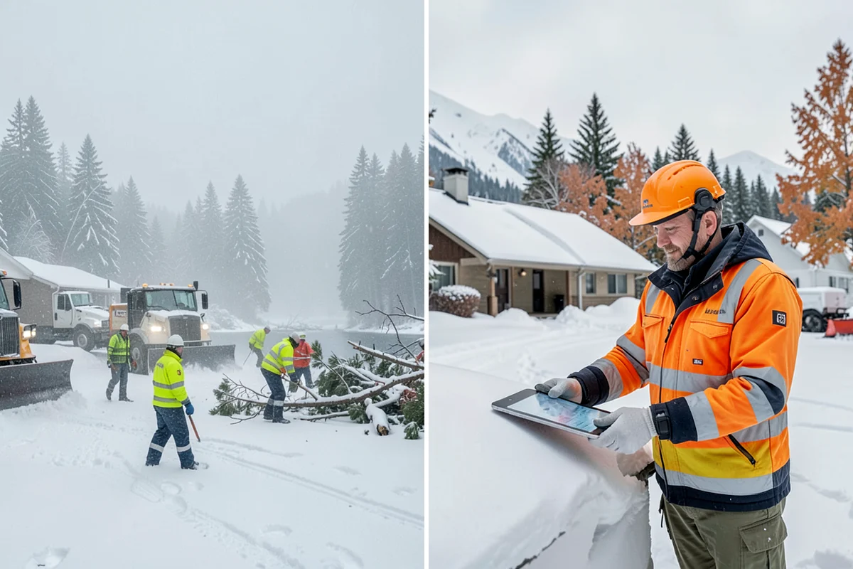 Hand Snow Removal in Concrete, Skagit County, WA - We survey the terrain and surfaces to be cleared