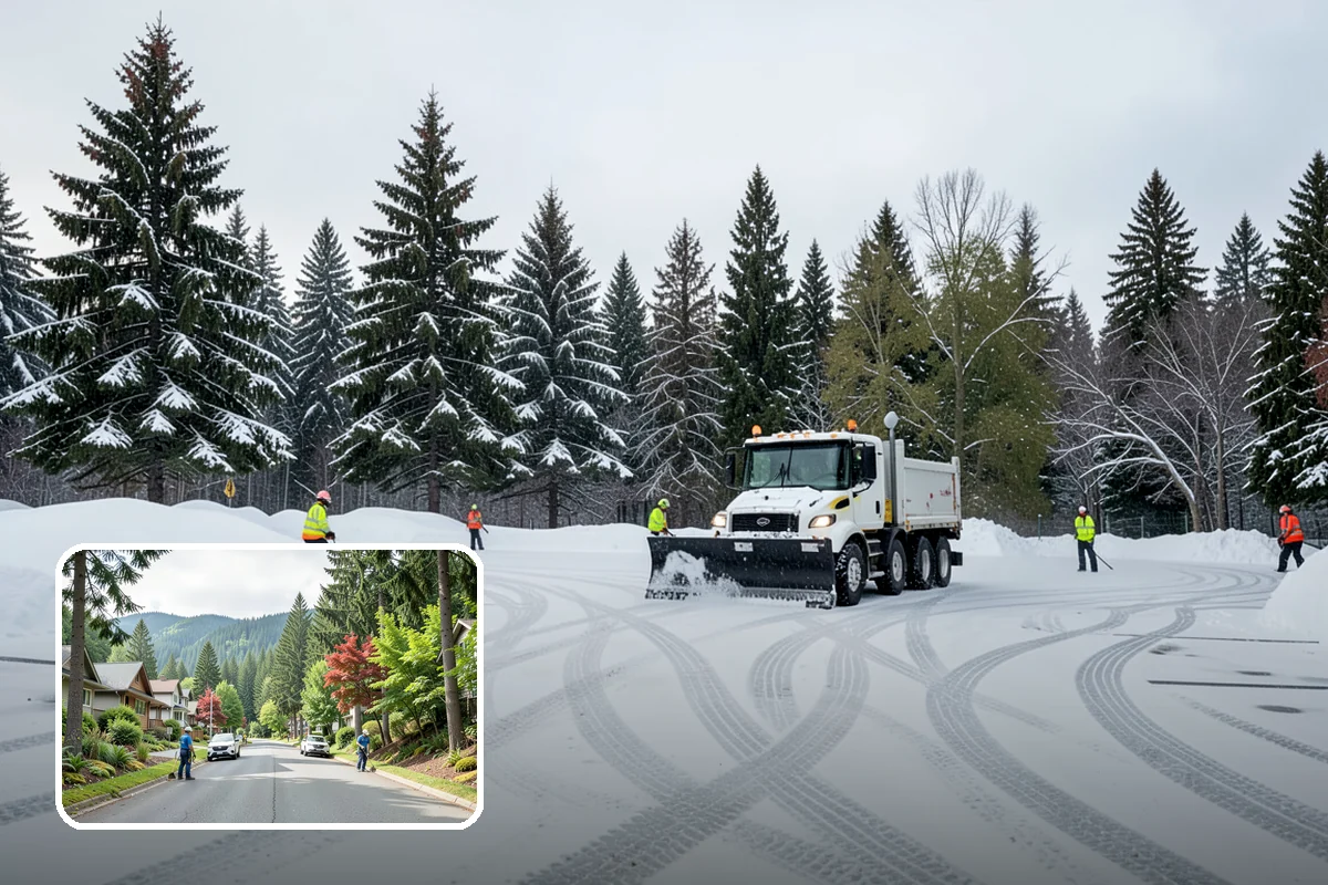 Hand Snow Removal in Darrington, Snohomish County, WA - Works where no machine can safely operate