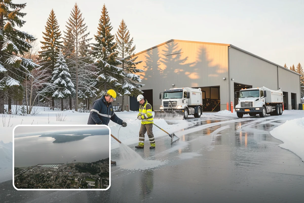 Hand Snow Removal in Des Moines, King County, WA - Works where no machine can safely operate