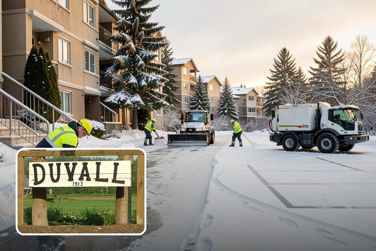 Hand Snow Removal in Duvall, King County, WA - Works where no machine can safely operate