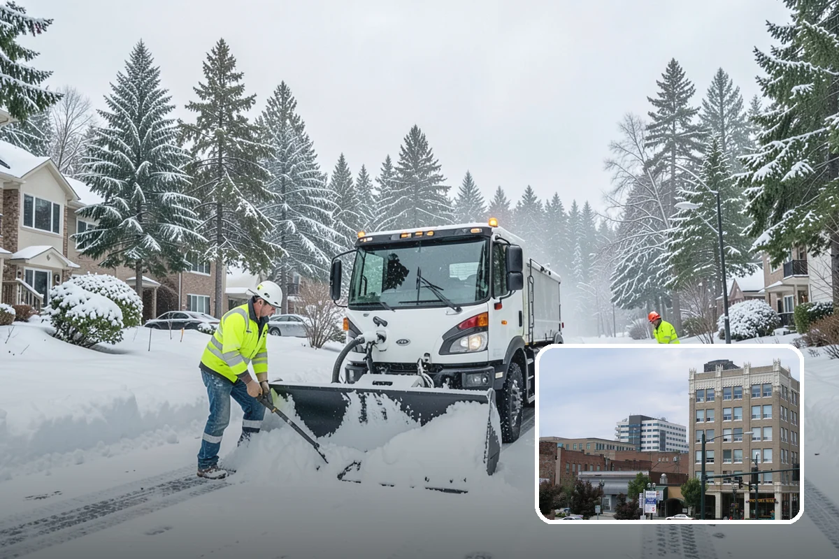 Hand Snow Removal in Everett, Snohomish County, WA - Works where no machine can safely operate
