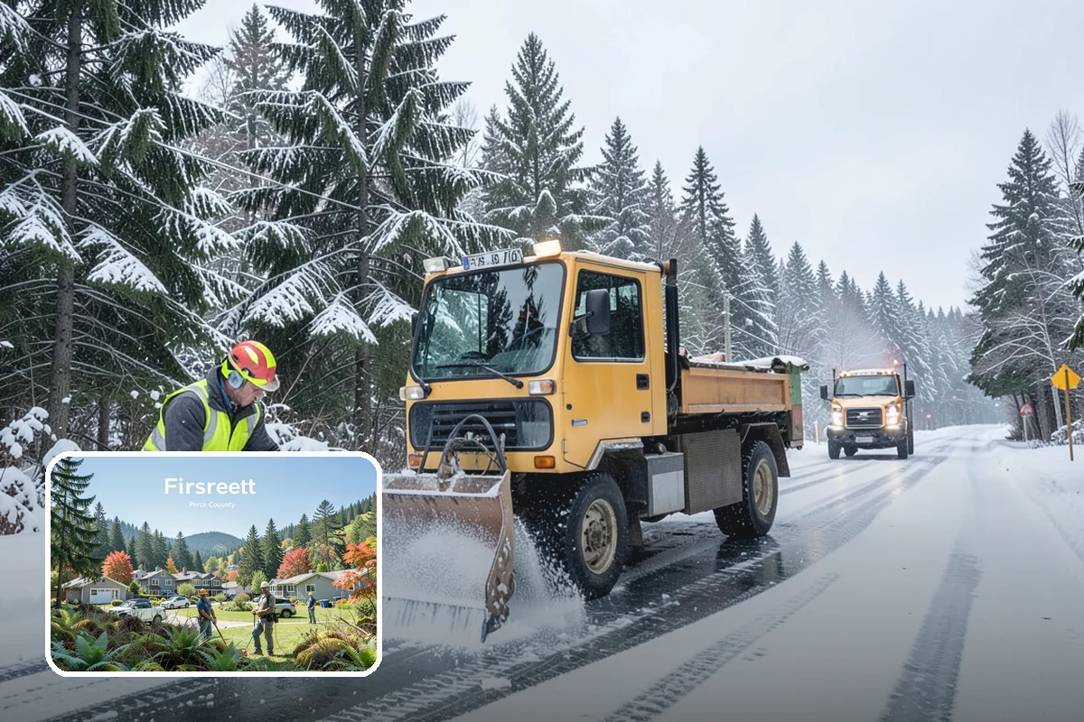 Hand Snow Removal in Fircrest, Pierce County, WA - Works where no machine can safely operate