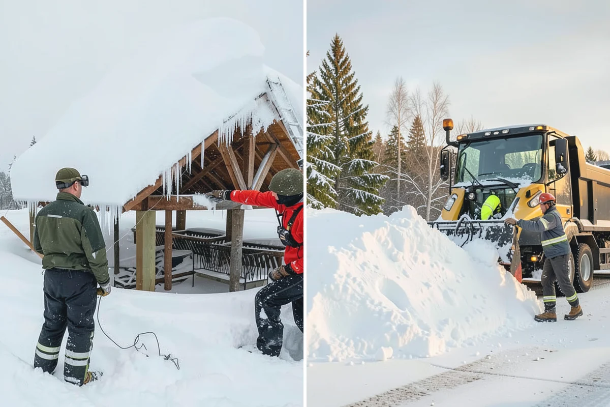 Hand Snow Removal in Gold Bar, Snohomish County, WA - We survey the terrain and surfaces to be cleared