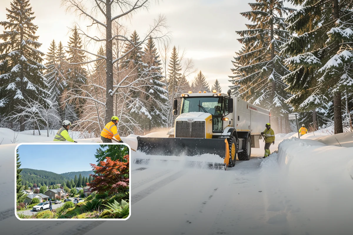 Hand Snow Removal in Index, Snohomish County, WA - Works where no machine can safely operate
