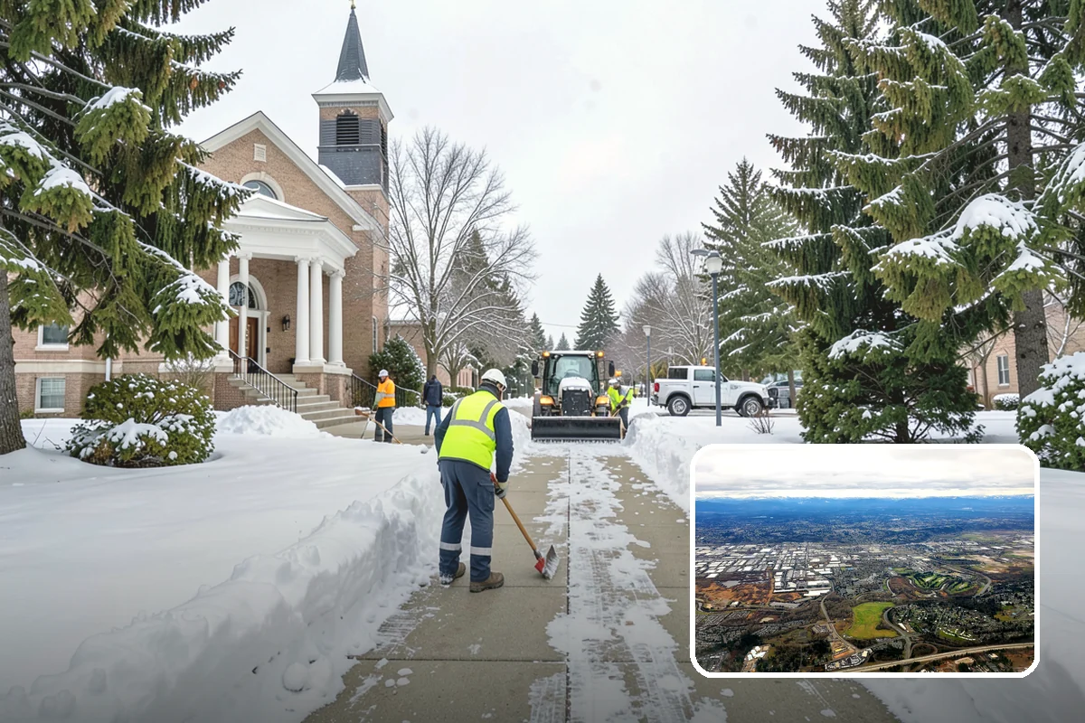 Hand Snow Removal in Kent, King County, WA - Works where no machine can safely operate