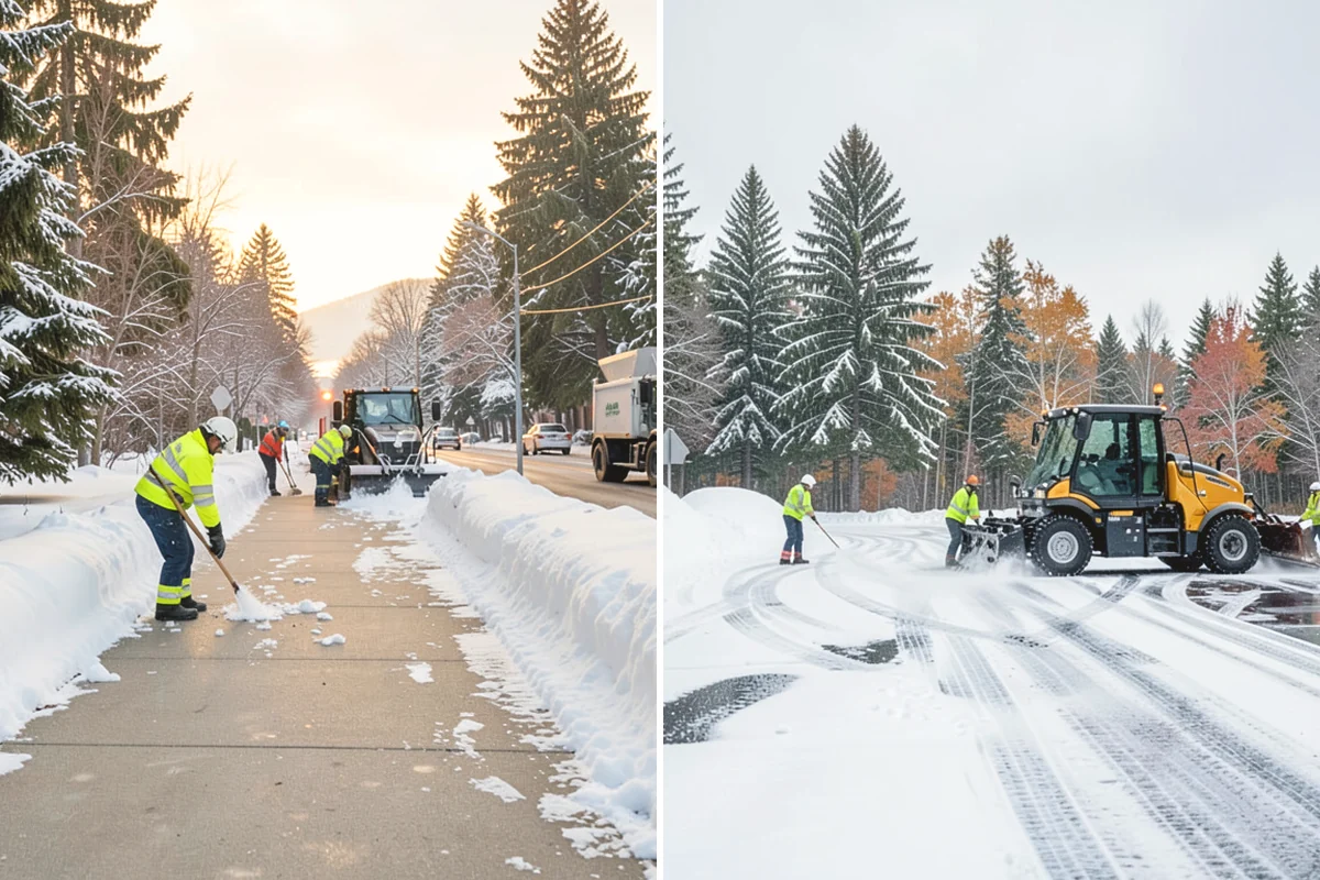 Hand Snow Removal in Lake Stevens, Snohomish County, WA - We survey the terrain and surfaces to be cleared