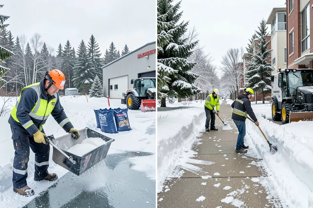 Hand Snow Removal in Lakewood, Pierce County, WA - We survey the terrain and surfaces to be cleared