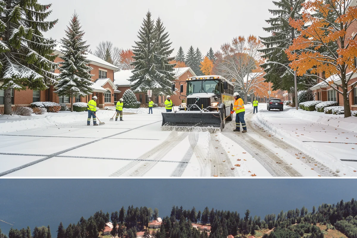 Hand Snow Removal in Lakewood, Pierce County, WA - Arrange hand removal in autumn so sensitive areas are covered from the first lowland freeze.