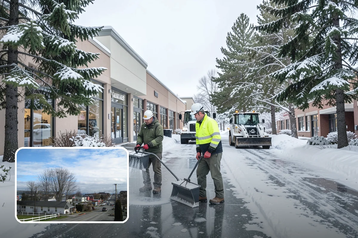Hand Snow Removal in Langley, Island County, WA - Works where no machine can safely operate