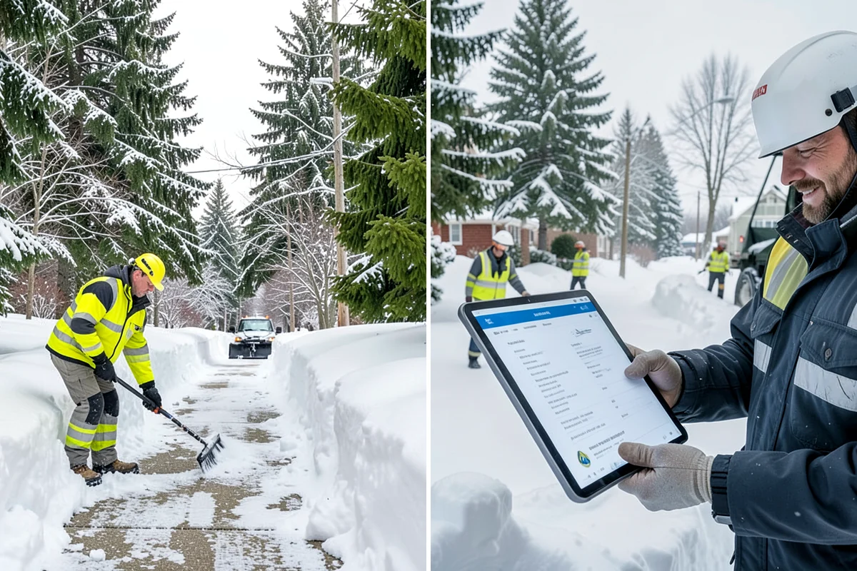 Hand Snow Removal in Lyman, Skagit County, WA - We survey the terrain and surfaces to be cleared