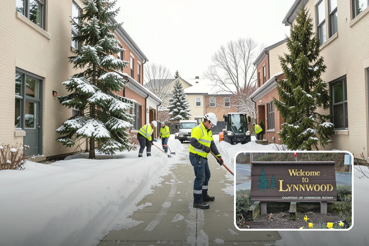 Hand Snow Removal in Lynnwood, Snohomish County, WA - Works where no machine can safely operate