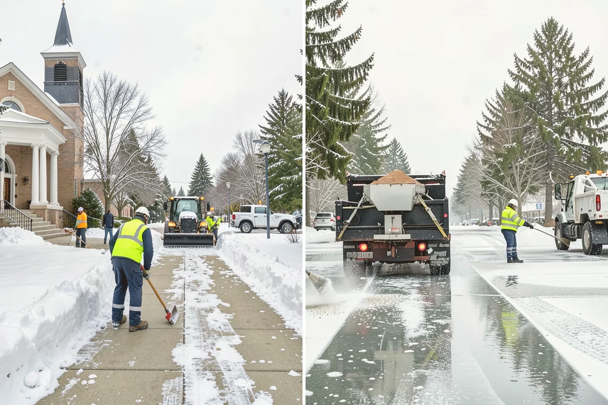 Hand Snow Removal in Lynnwood, Snohomish County, WA - We survey the terrain and surfaces to be cleared