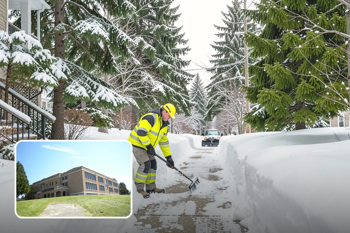 Hand Snow Removal in Maple Valley, King County, WA - Works where no machine can safely operate