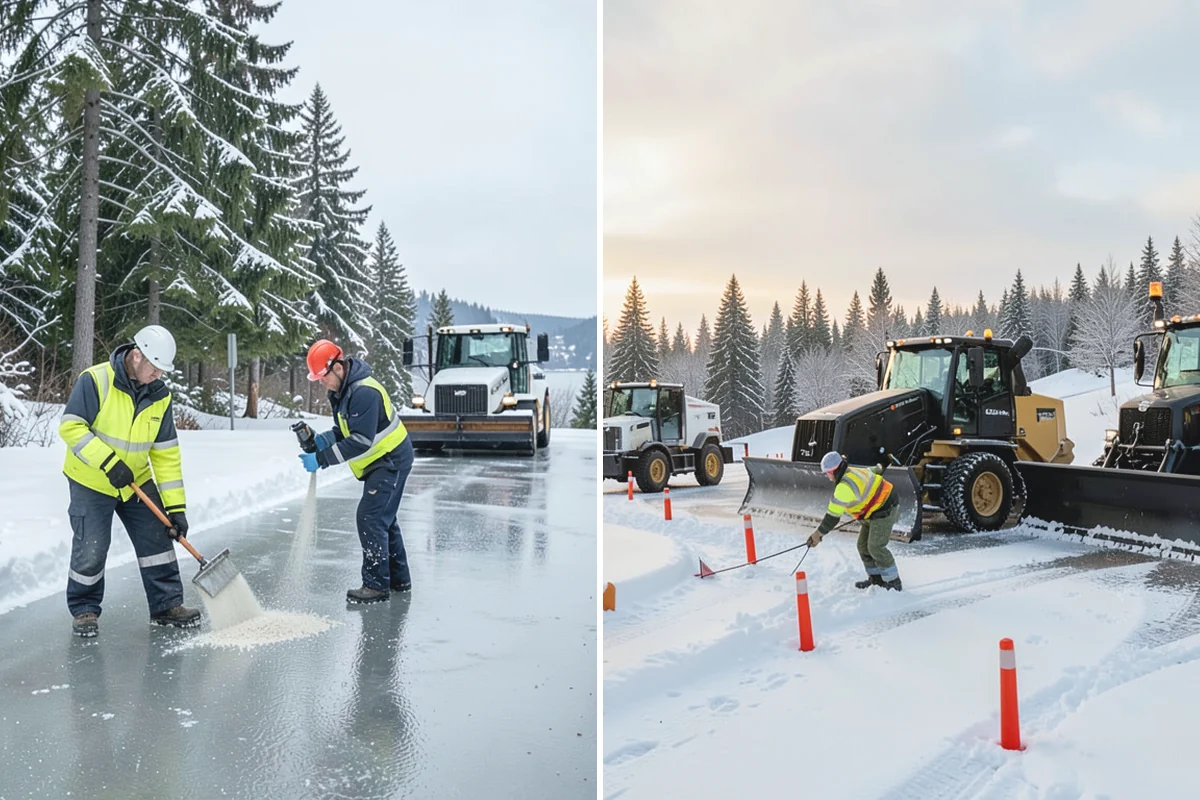 Hand Snow Removal in Marysville, Snohomish County, WA - We survey the terrain and surfaces to be cleared