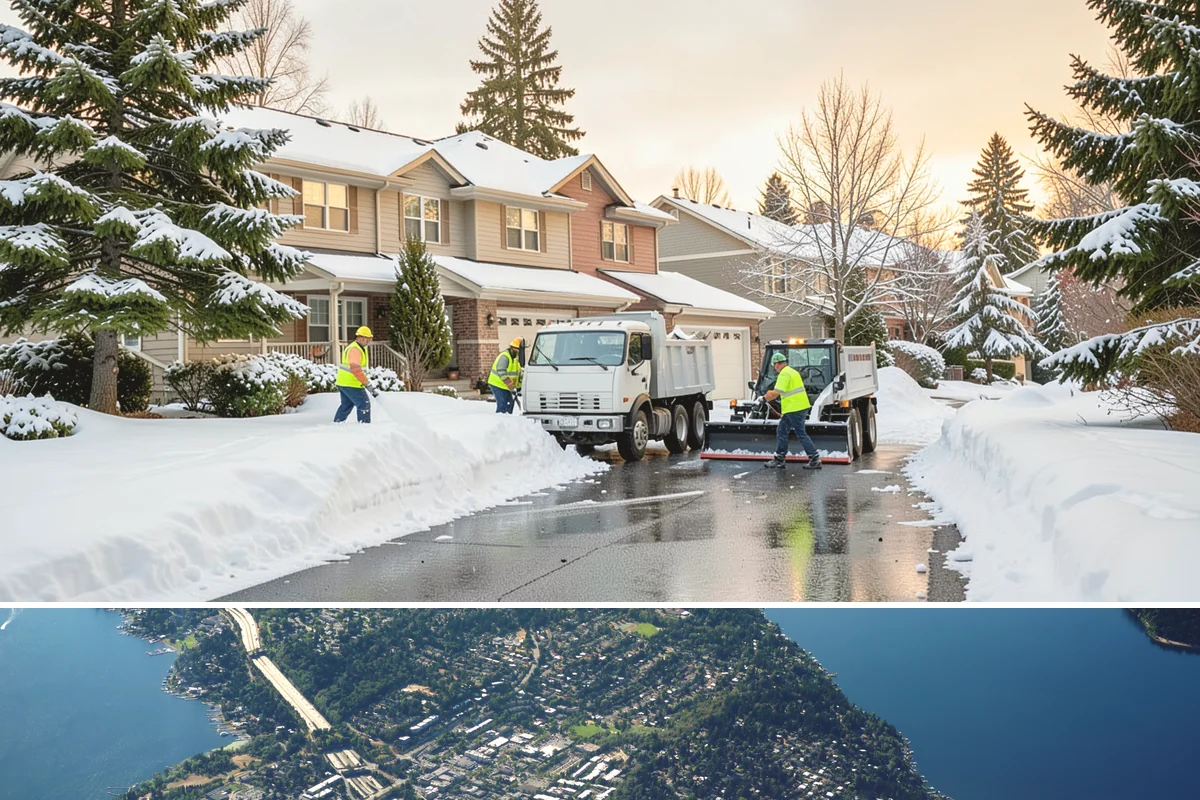 Hand Snow Removal in Mercer Island, King County, WA - Arrange hand removal in autumn so sensitive areas are covered from the first lowland freeze.