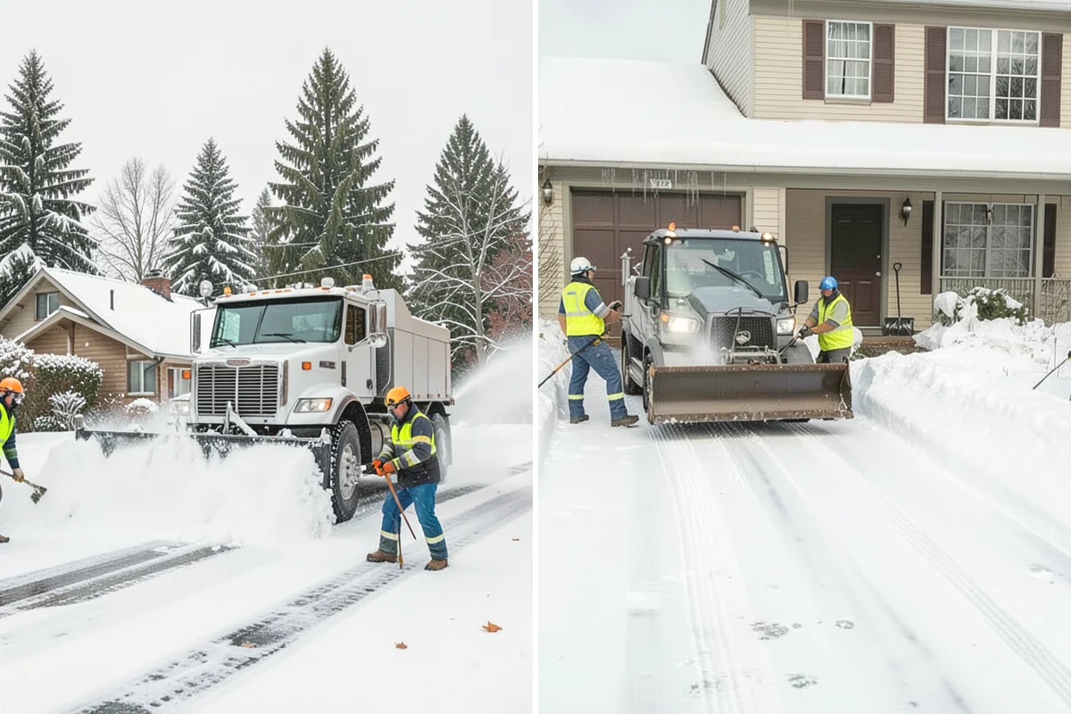 Hand Snow Removal in Monroe, Snohomish County, WA - We survey the terrain and surfaces to be cleared