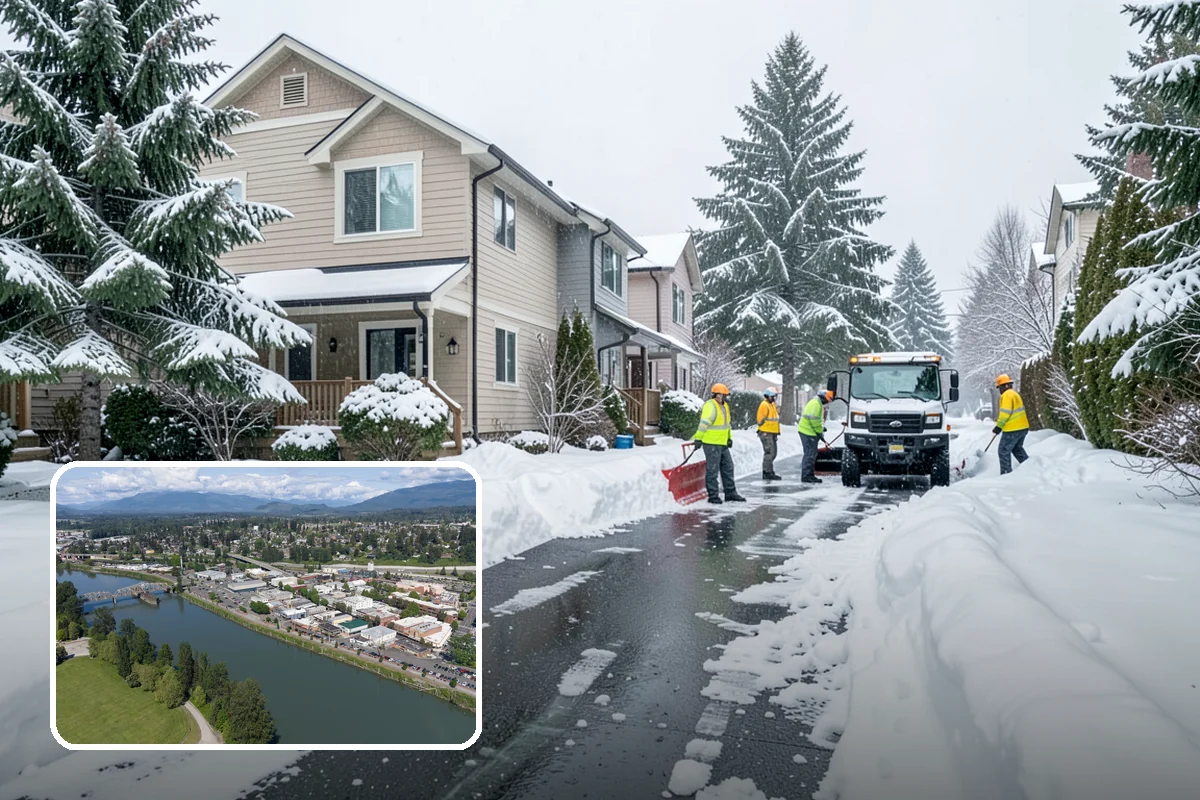 Hand Snow Removal in Mount Vernon, Skagit County, WA - Works where no machine can safely operate