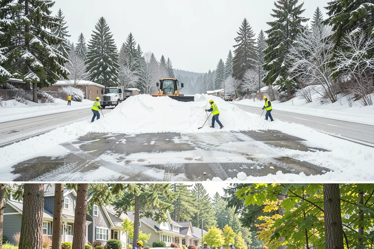 Hand Snow Removal in Normandy Park, King County, WA - Arrange hand removal in autumn so sensitive areas are covered from the first lowland freeze.