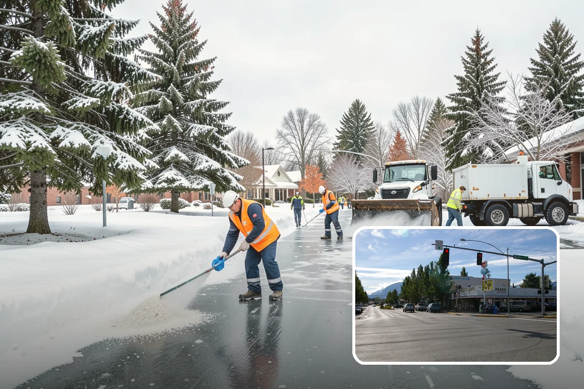 Hand Snow Removal in North Bend, King County, WA - Works where no machine can safely operate