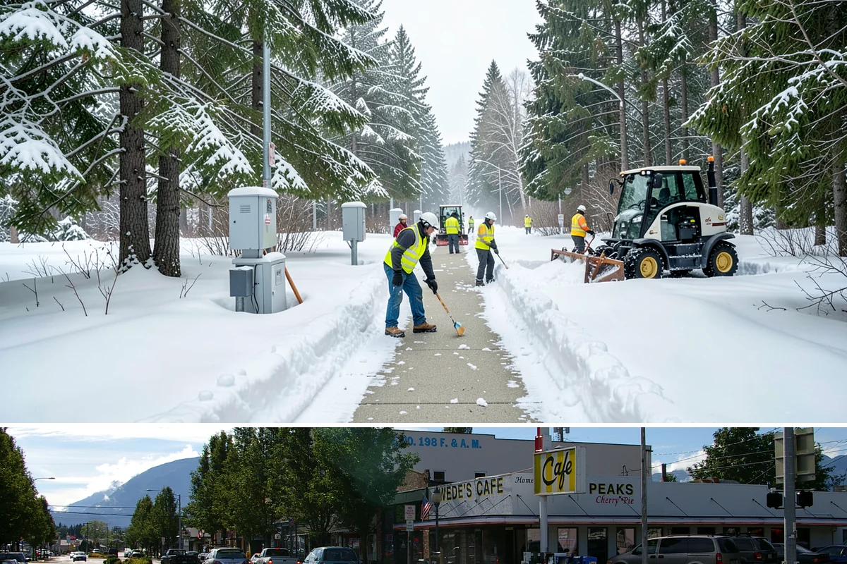 Hand Snow Removal in North Bend, King County, WA - Arrange hand removal in autumn so sensitive areas are covered from the first lowland freeze.