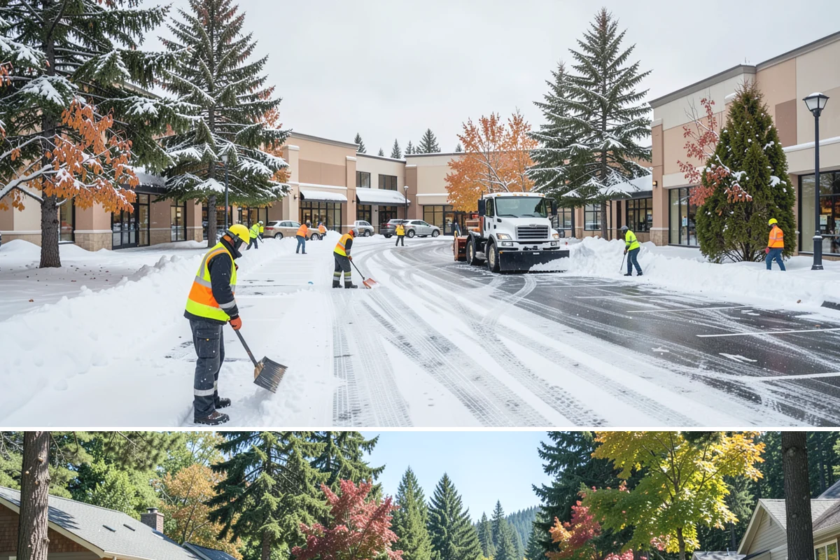 Hand Snow Removal in Orting, Pierce County, WA - Arrange hand removal in autumn so sensitive areas are covered from the first lowland freeze.