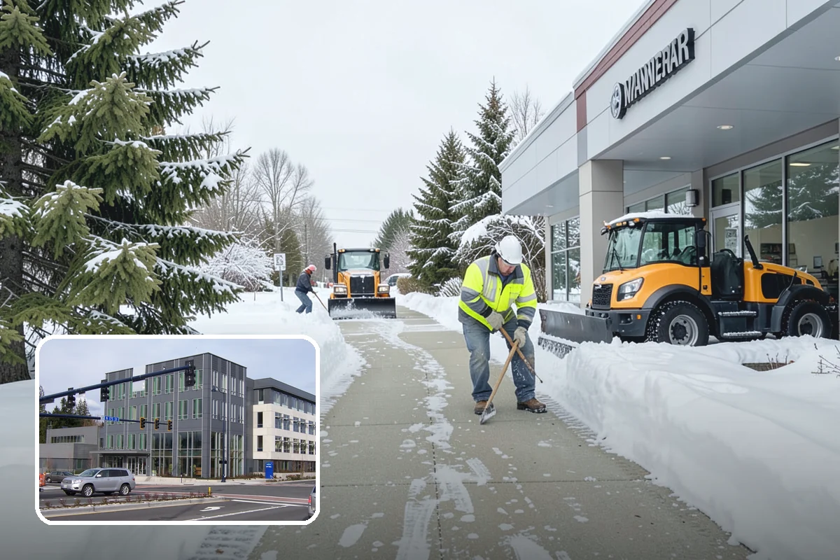Hand Snow Removal in Shoreline, King County, WA - Works where no machine can safely operate