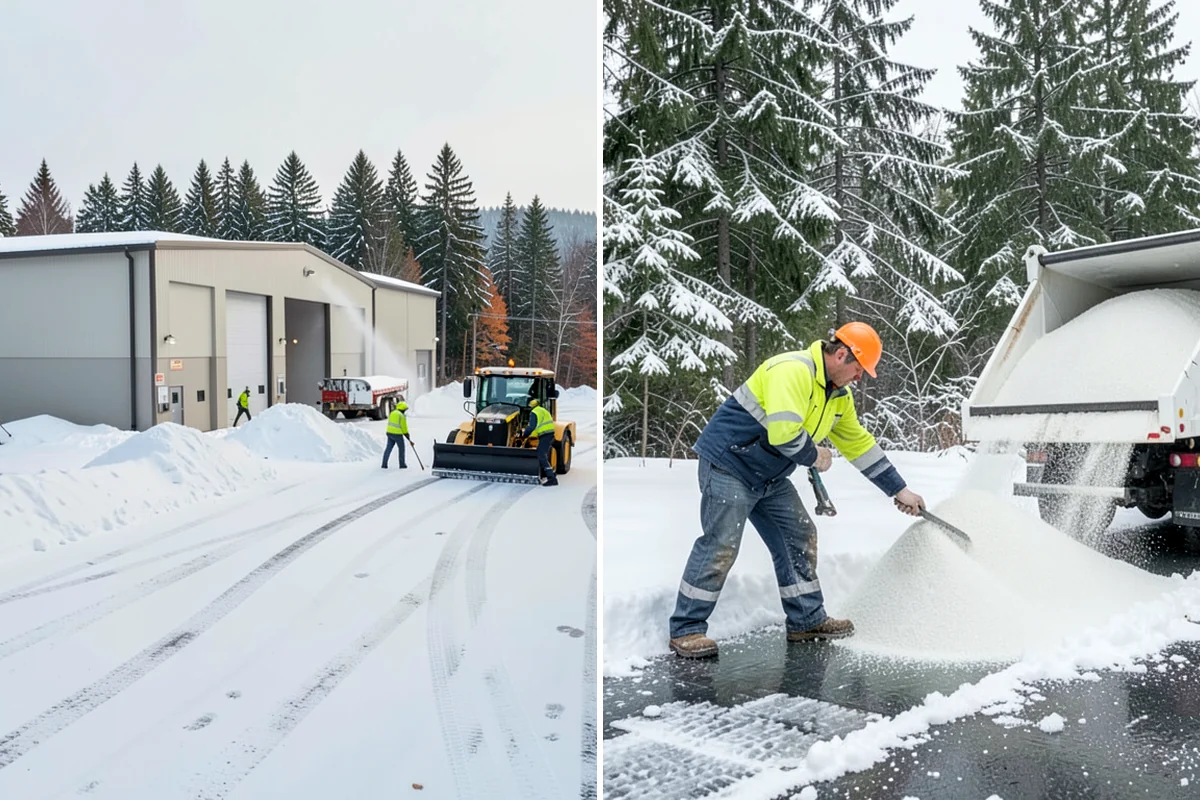 Hand Snow Removal in Shoreline, King County, WA - We survey the terrain and surfaces to be cleared
