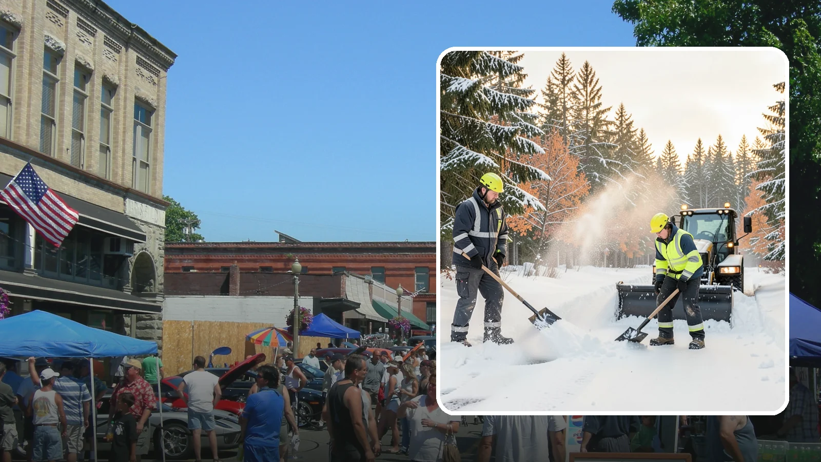 Hand Snow Removal in Snohomish, Snohomish County, WA - We remove snow entirely by hand on properties where equipment cannot go or finishes must be preserved.