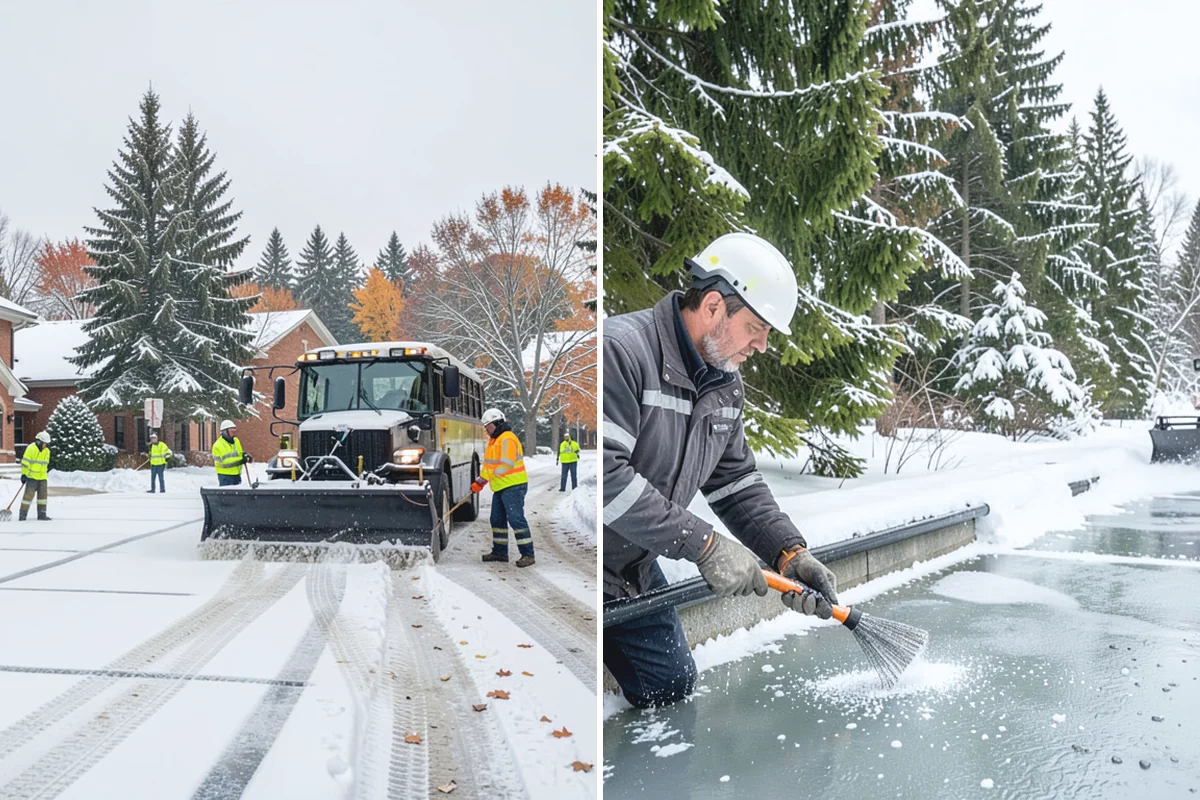 Hand Snow Removal in South Prairie, Pierce County, WA - We survey the terrain and surfaces to be cleared