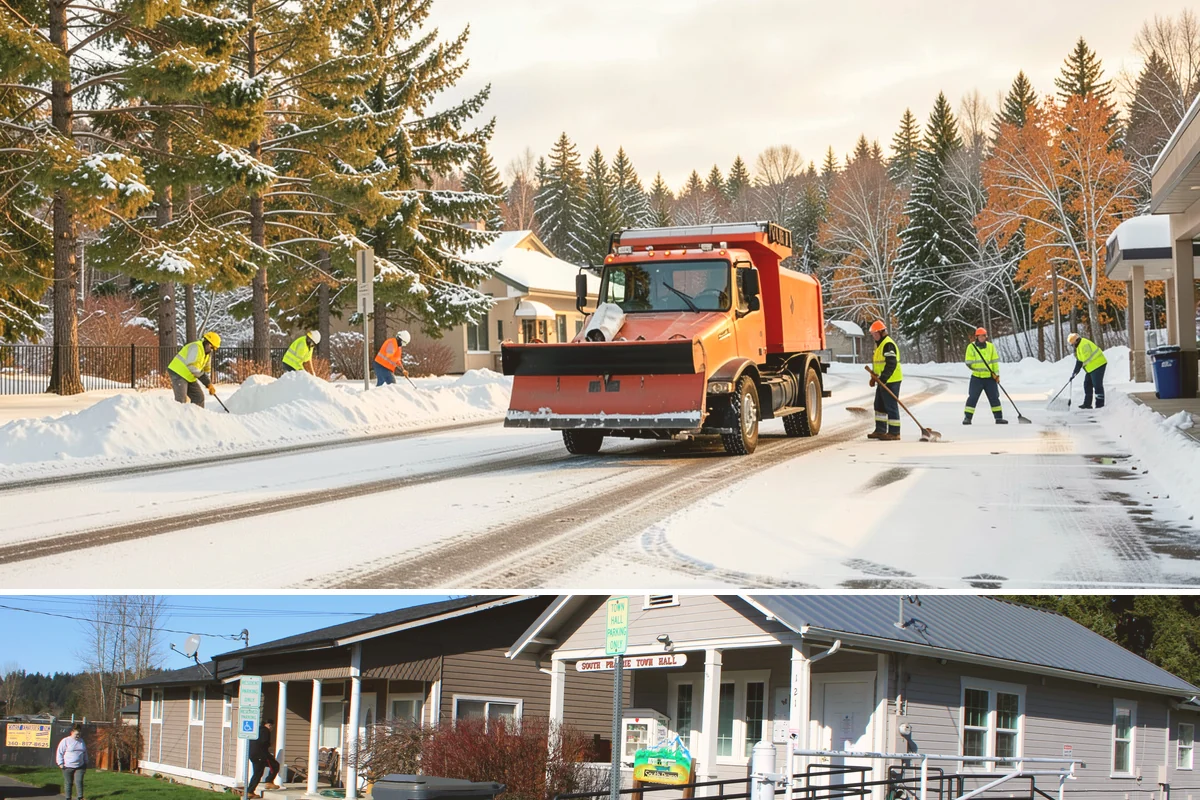 Hand Snow Removal in South Prairie, Pierce County, WA - Arrange hand removal in autumn so sensitive areas are covered from the first lowland freeze.