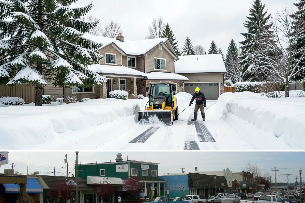 Hand Snow Removal in Stanwood, Snohomish County, WA - Arrange hand removal in autumn so sensitive areas are covered from the first lowland freeze.