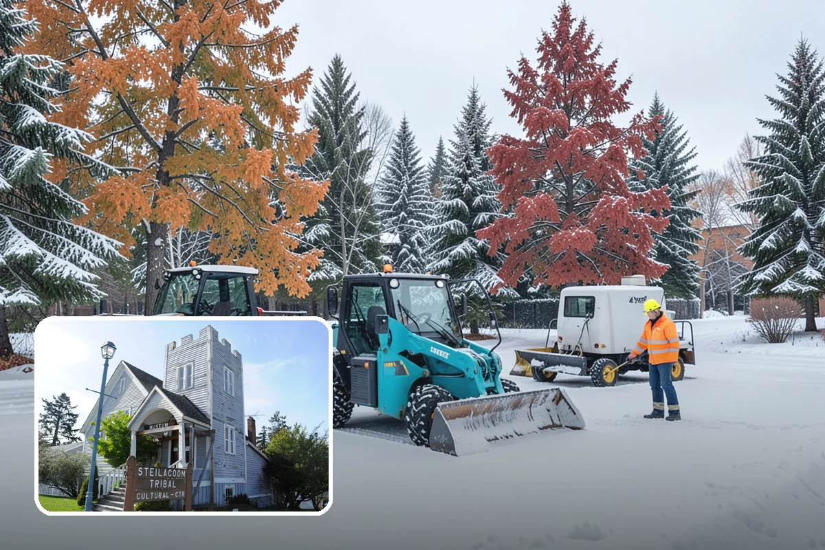 Hand Snow Removal in Steilacoom, Pierce County, WA - Works where no machine can safely operate