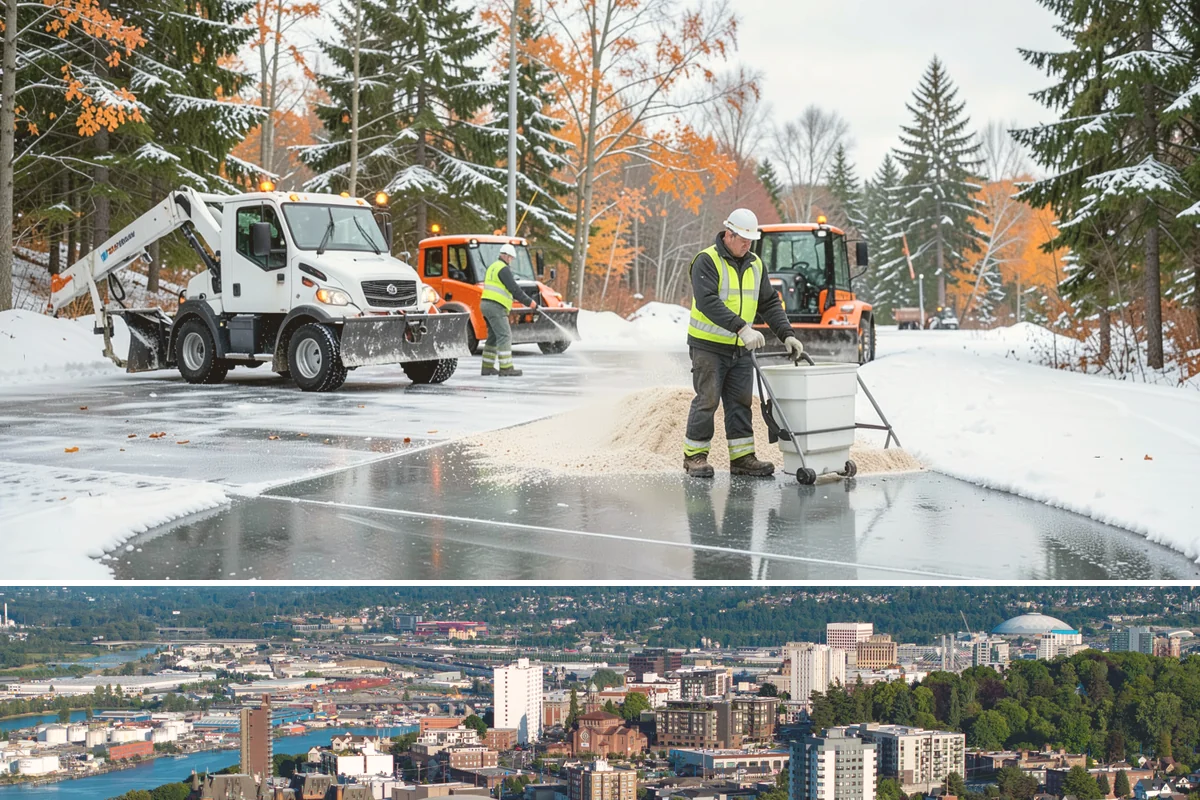 Hand Snow Removal in Tacoma, Pierce County, WA - Arrange hand removal in autumn so sensitive areas are covered from the first lowland freeze.