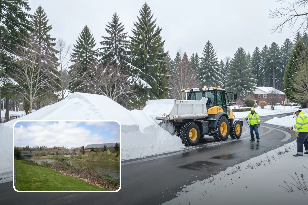 Hand Snow Removal in Tukwila, King County, WA - Works where no machine can safely operate