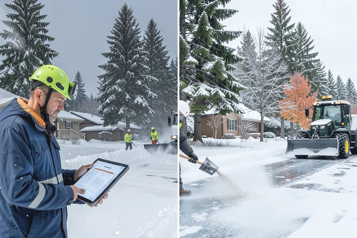 Hand Snow Removal in Wilkeson, Pierce County, WA - We survey the terrain and surfaces to be cleared