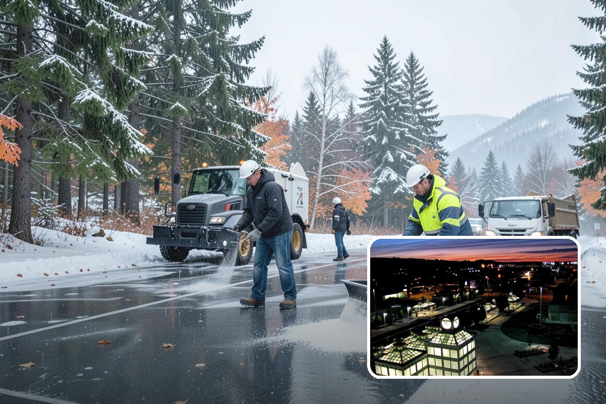 Handicap Parking Clearing in Auburn, King County, WA - Keeps accessible stalls truly usable in winter