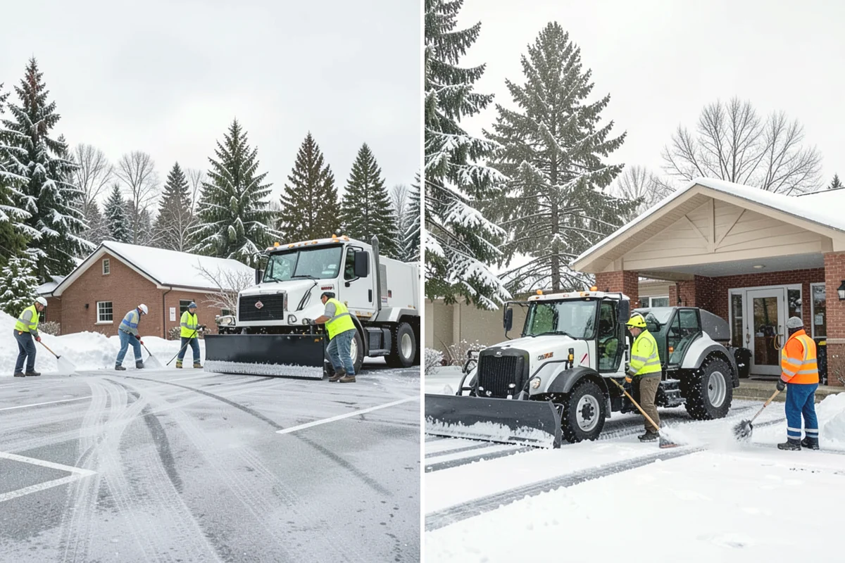 Handicap Parking Clearing in Black Diamond, King County, WA - Identify each accessible stall and access aisle