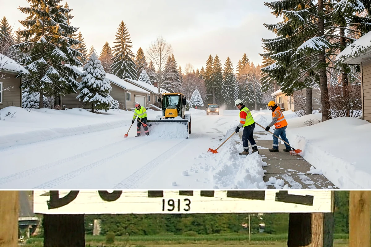 Handicap Parking Clearing in Duvall, King County, WA - Cleared before business hours after each snow event across the winter season.